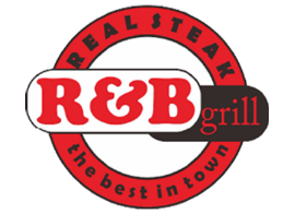 R&B Grill red circular logo
